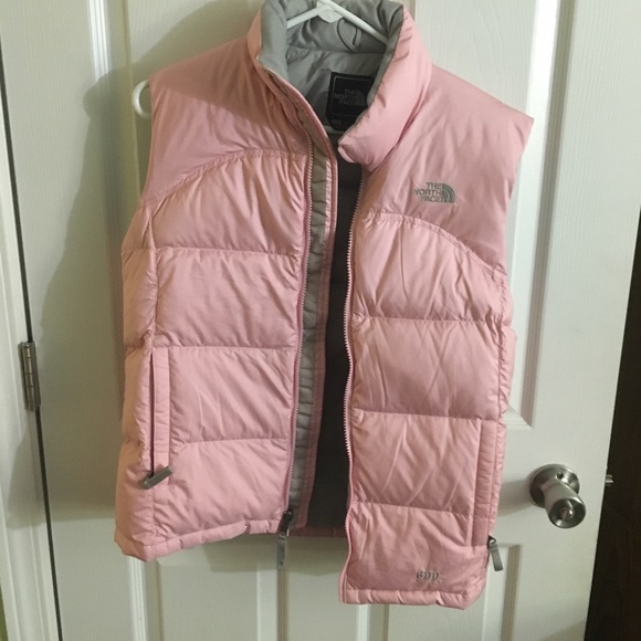 North Face Light Pink Vest | Poshmark